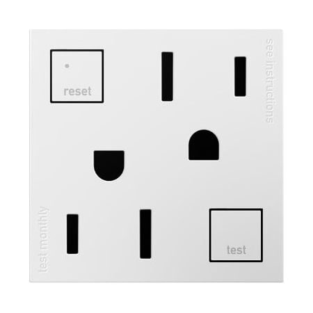 Pass & Seymour 15A WHT Tamp Res GFCI AGFTR2152W4